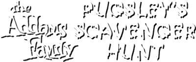 Addams Family logo for GameBoy